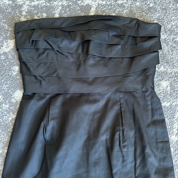 J Crew Black Strapless Little black Dress - Picture 12 of 13